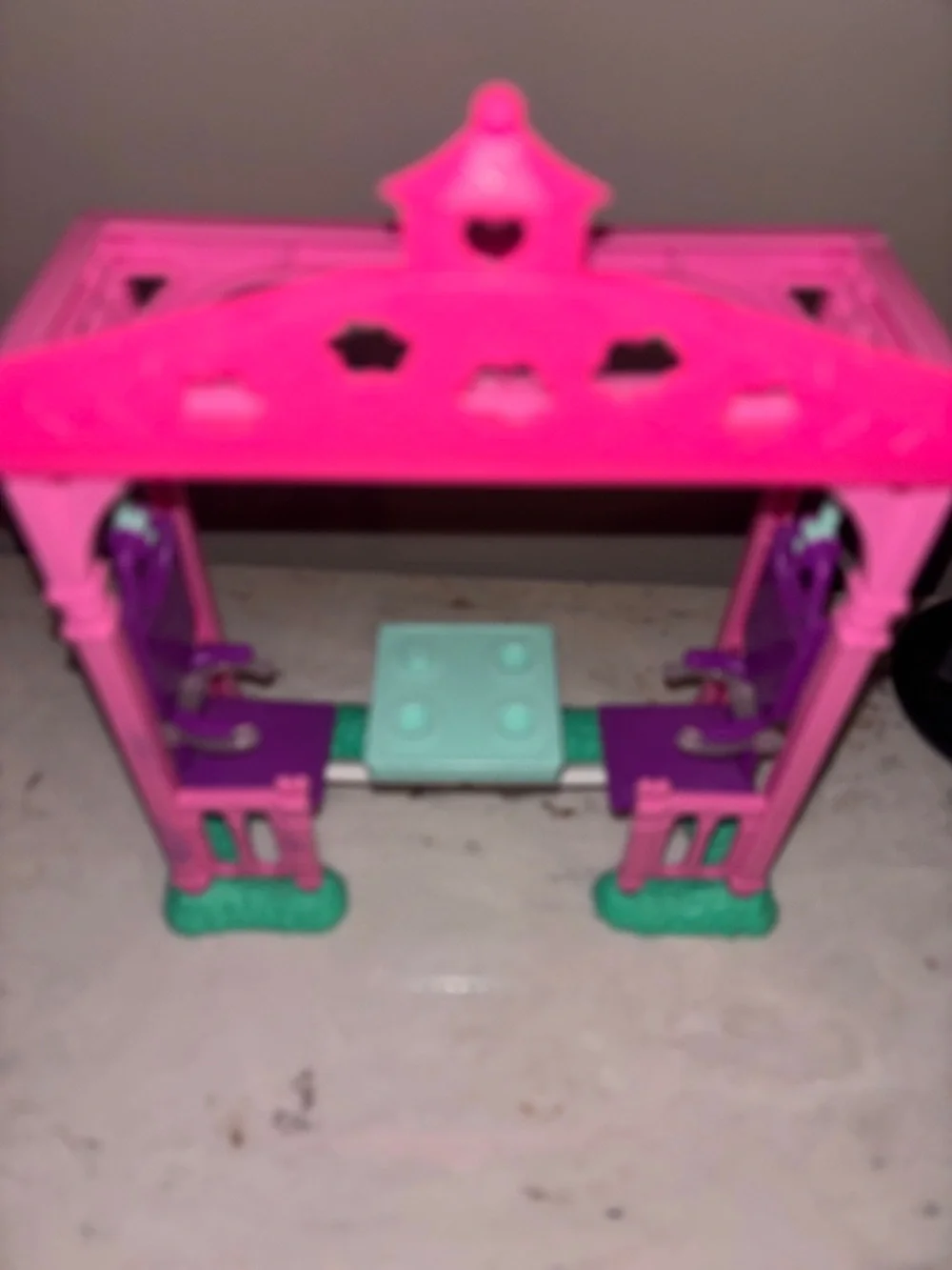Barbie Club Chelsea Gazebo Swing set Great